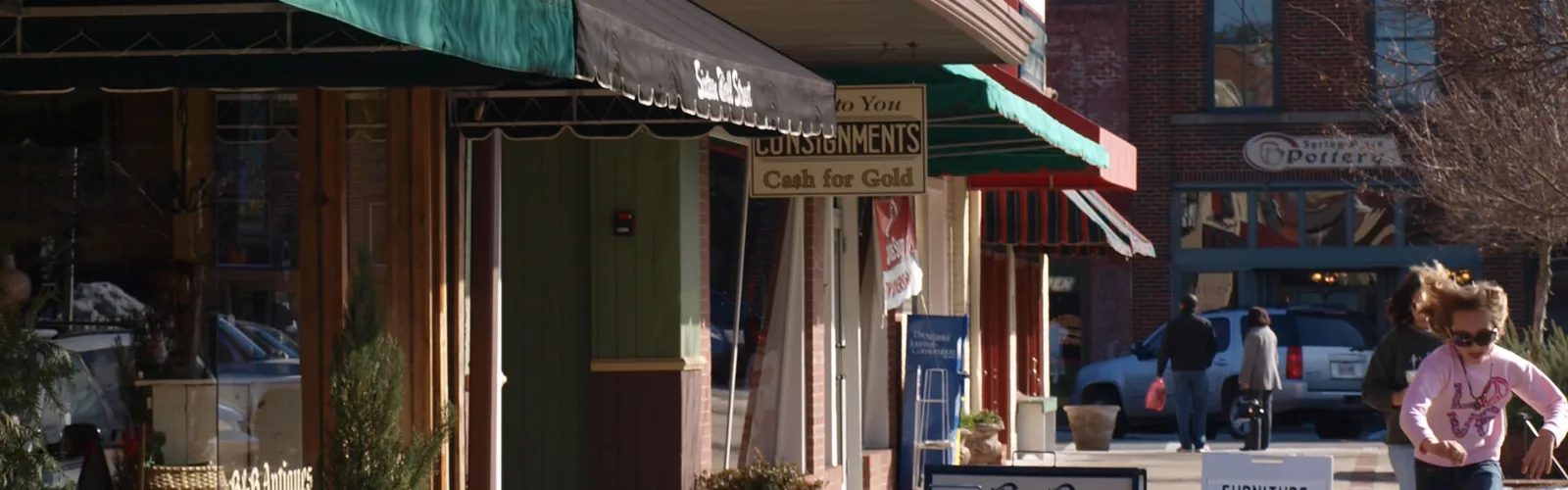 Downtown Kennesaw, GA storefronts