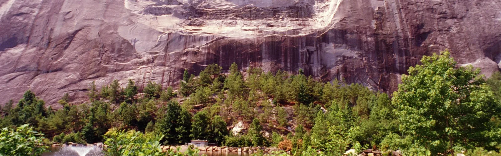 Granite face of Stone Mountain, GA