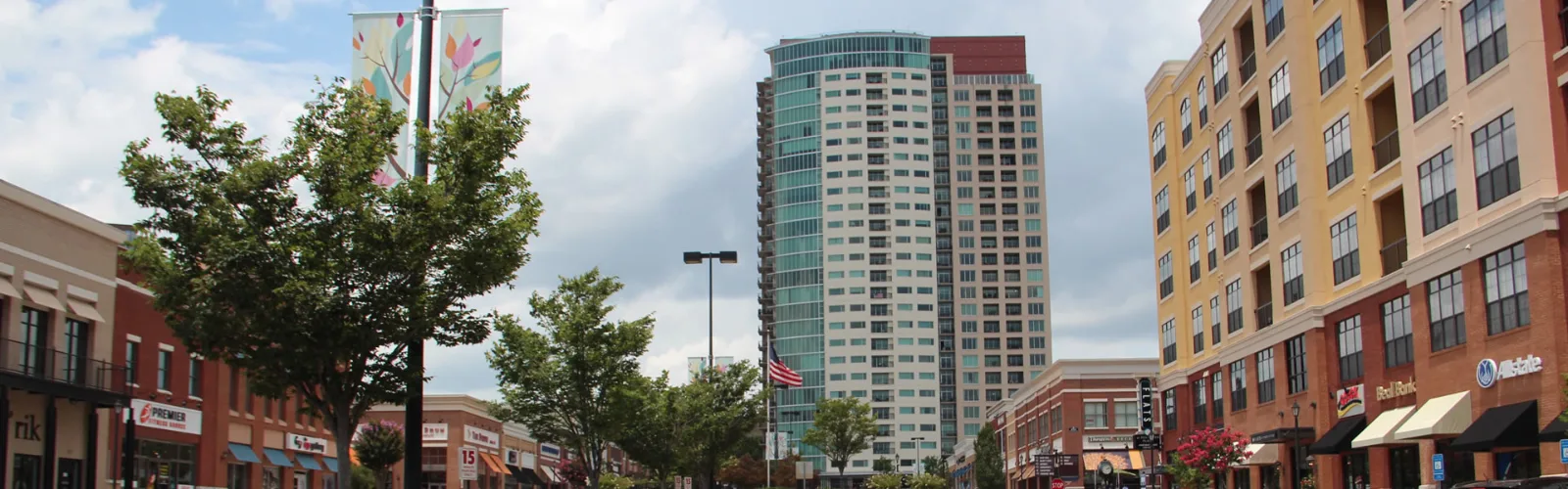 High-rise residential towers in Vinings, GA